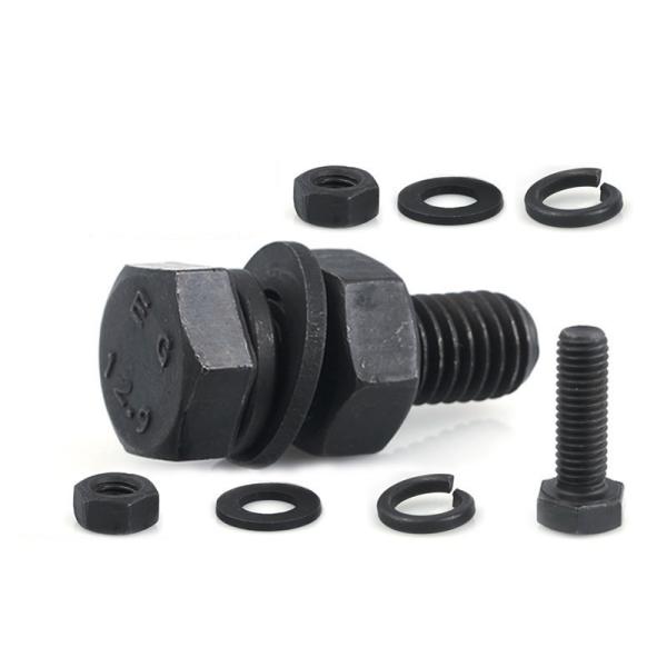 M6 M8 High Tensile DIN931 DIN933 Hex Head Bolt And Nut Grade 4.8 8.8 10.9 12.9 Steel