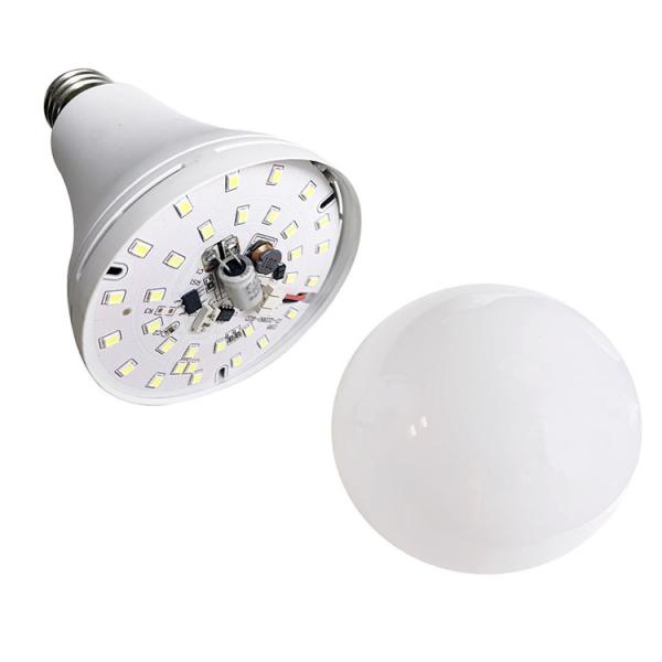 Auto Charging LED Emergency Light Bulb High Lumens 3000k 4000k E27 B22 E26