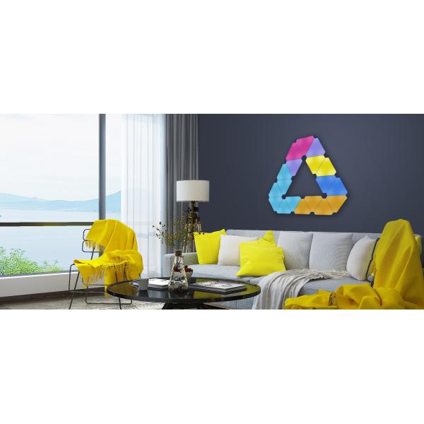 Регулируемый RGBIC умный треугольник светодиодный свет с Wifi Bluetooth управления для игровой атмосферы