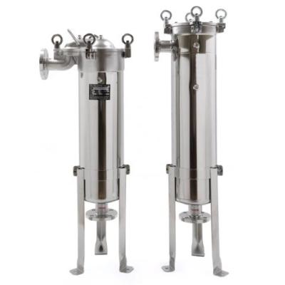 316L 5um Top Inlet Bag SS Water Filter Housing For Water Treatment