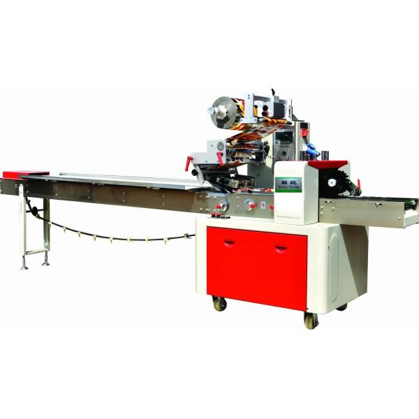 Cake / Bread Pillow Packing Machine Easy Operate Touch Screen Display