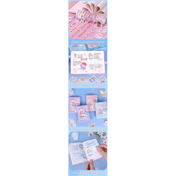 Funny Whimsical Capybara Journal Notebook Pen Gift Set for Kids