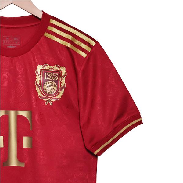 Le Bayern Munich 2025-2026 édition joueur maison 125e anniversaire maillot commémoratif personnalisé