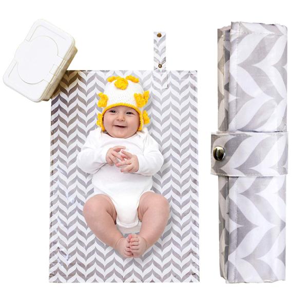 Travel Waterproof Changing Bag , Multi Purpose Baby Bag Inner Pocket Waterproof