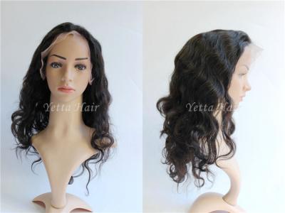 Densidade completa pura livre 150% da onda do corpo das perucas do cabelo humano do laço do emaranhado