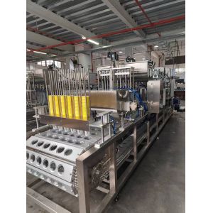CE Certificate LC-672CF Fully Automatic Vacuum Disc Salad Dressings , Sauces , Fruit Purees , Meat Purees , Cups Tray Filling And Sealing Machine