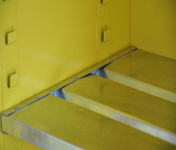 Various Sizes Industrial Lab Furniture , Yellow Flammable Storage Cabinet 