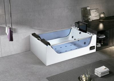 Massagem embebendo da bolha da banheira do Jacuzzi de 2 pessoas autônoma com tevê