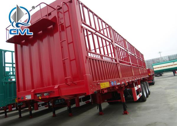 Fence cargo trailer Light Self - Weight Cargo Semi Trailer Truck Used In Logistic Industry