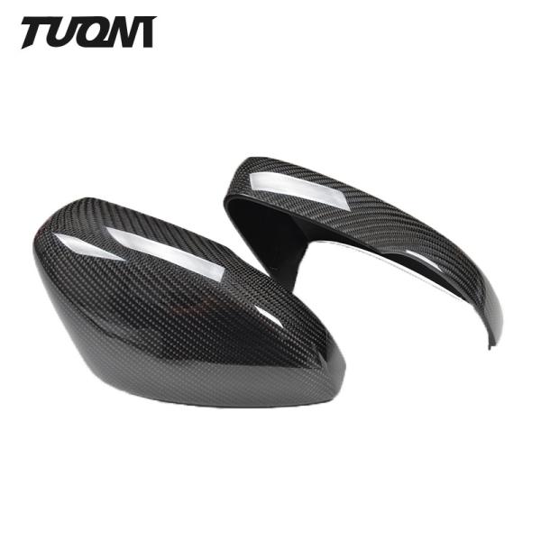 Side Rear View Carbon Fiber Mirror Cover Pattern Cap For Volkswagen Golf 7