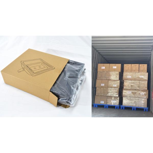 Black Body DC48V High Power LED Flood Light COB Chip IP66 50w 200w With Daylight Sensor