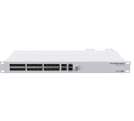 Remarkably Fast and Stable Fiber Connection 24-Port Network Switch with 40 Gbps QSFP Ports