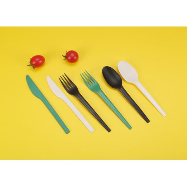 165mm 171mm PLA Biodegradable Disposable Utensils For Canteen