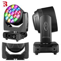 Efectos de iluminación dinámica para conciertos con luz de escenario móvil de 19x15W