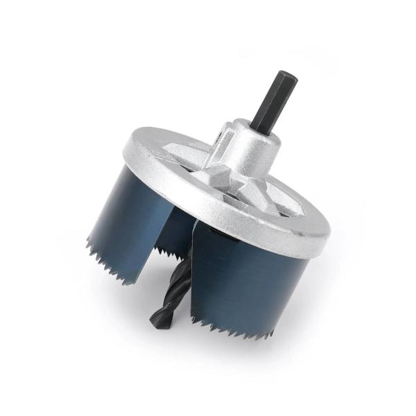 2inch 3Pcs 65mn Steel Wood Hole Saw Kit For Cutting Neat Holes In Wood