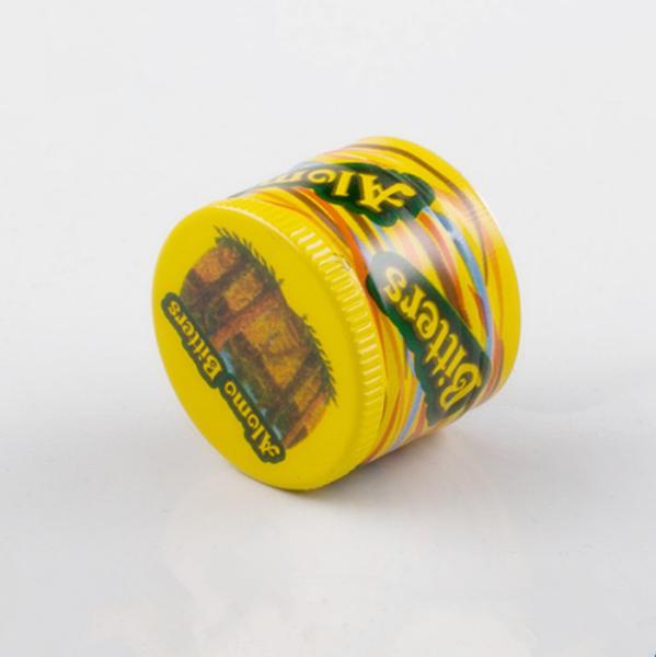Heat Resistant Metal Aluminum 25mm Ropp Caps Tamper Evident Bottle Caps