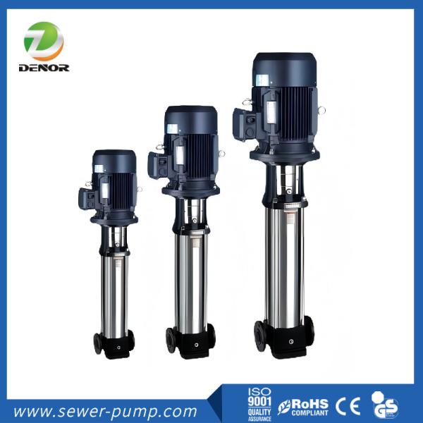 Pompes à plusieurs étages verticales CDL/CDLF en acier inoxydable/matériau en fonte