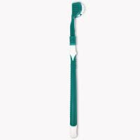 Cepillo de dientes plástico trilátero principal del animal doméstico tres