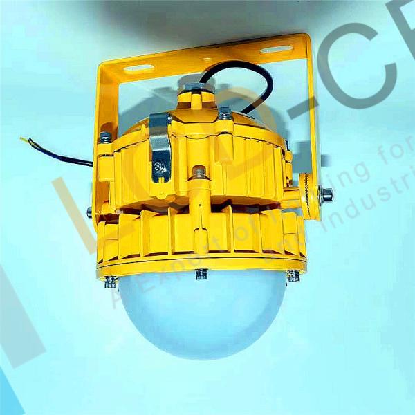 9-20mm thick temper glass cover explosion proof led flood & high bay for Zone 1 & 21