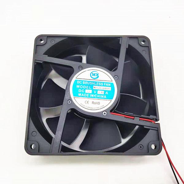 120mm DC 12V 24V Radiator Cooling Fan For Charging Pile