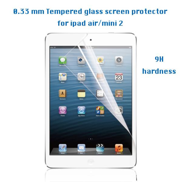 iPad air/mini 2 HD clear PET Screen Protector, 100% Bubble-free,high transparency