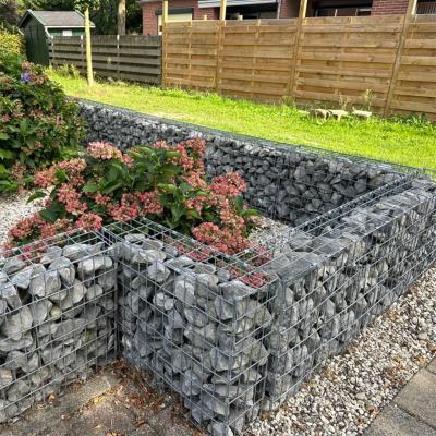 La taille personnalisée soudé Gabion Planter paniers Landscape Mesh Pour la conception du jardin