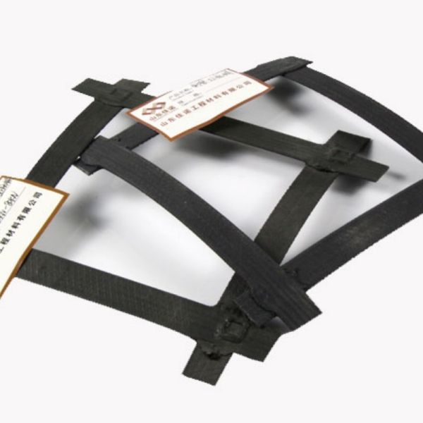 Composite  Steel Plastic Geo Grid Mesh Heavy Load Embossed Geo Grid For Gravel
