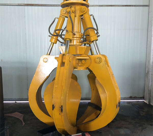 Five Valve Log Loader Grapple For Industrial Waste Building Materials