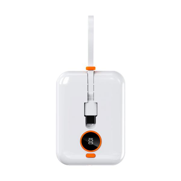Type C Output Interface Portable 10000mAh Power Bank for Outdoor Charging and Devices