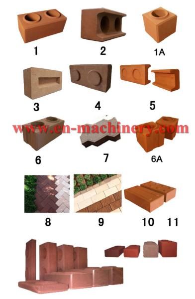 Product To Import To South Africa 1-40 Manual Clay Interlocking Brick Making Machine