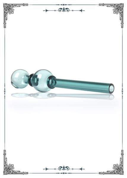 Hand Blown Smoking Burning Tube Borosilicate Glass Bong Minted Color