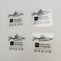 Vêtements peints à chaud Étiquette de cou Pressure thermique Vêtements sur mesure Marque de logo propre