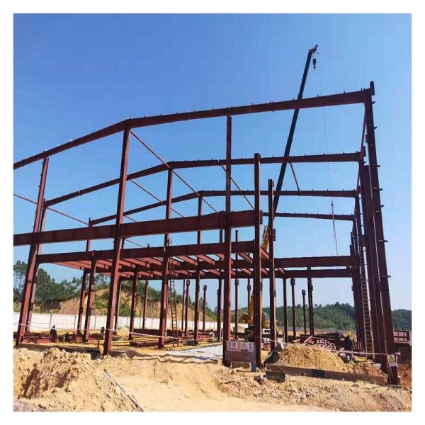 Estruturas pré-fabricadas de aço, vida útil de mais de 50 anos para oficina, armazém, armazenagem