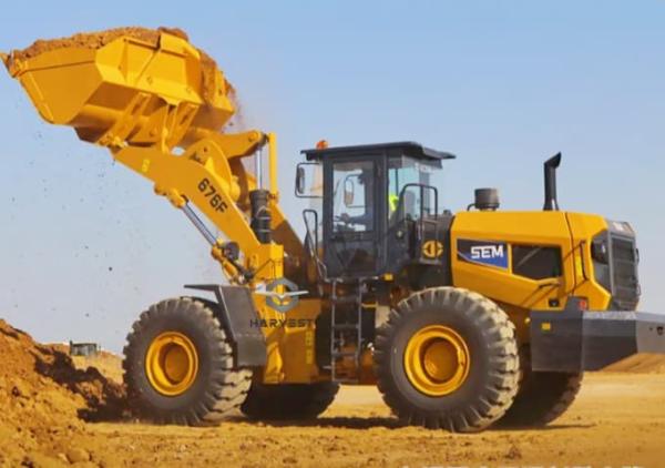 7トンのSEM 676F車輪荷下機,4.2m3のバケツでザンビアで熱売り