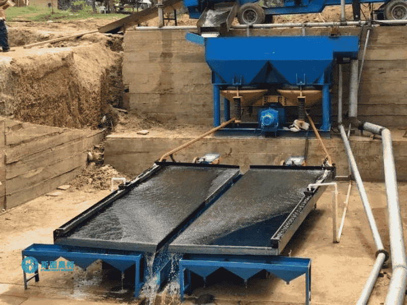 0.02mm To 2mm Size Shaking Table 1TPH-50TPH 95% Recovery Rate
