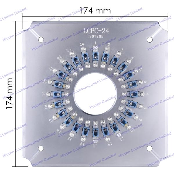 SFP 550 Machine Fiber Optic Fixtures LCPC 24 Ports With ISO9001 Apporve