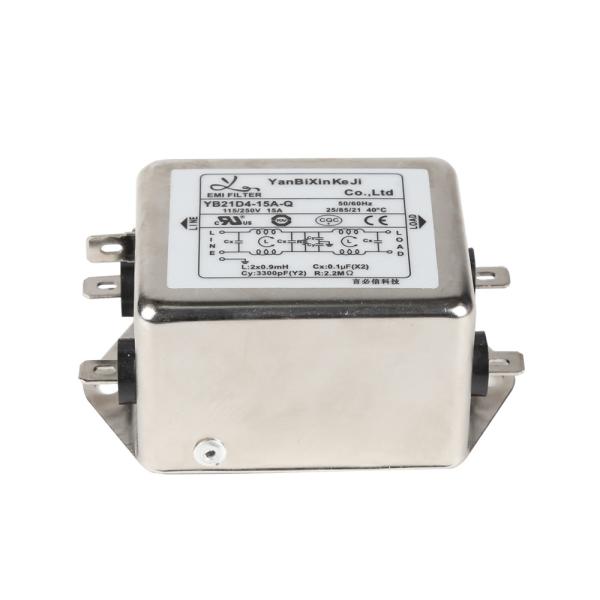 Фильтр силы компакта частоты фильтра EMI 50/60Hz YB21D4-15A-Q низкопроходный
