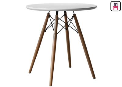 Mesa de centro moldada Eames redonda da madeira compensada, madeira de faia da parte superior de mesa de jantar do MDF