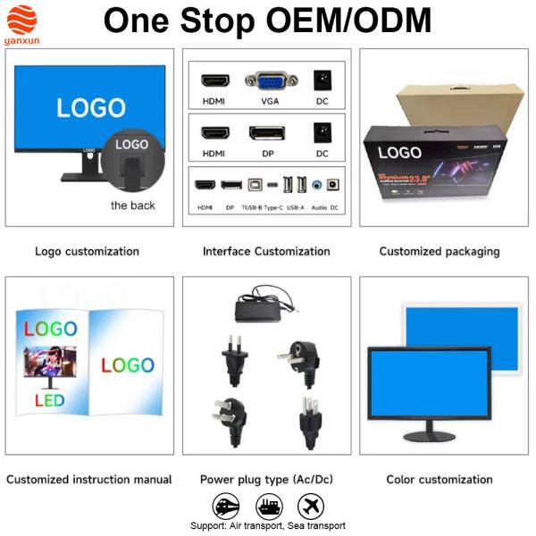 OEM Logo Eye Care 180Hz 27 Inch Gaming Monitor QHD UHD Resolution 99% SRGB Color