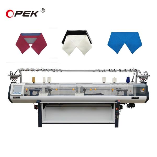 80 Inch Single Carriage Double Head Collar Knitting Machine for Advertising Company