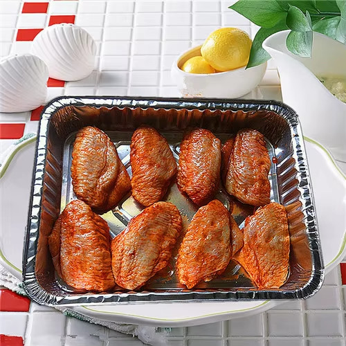 Большое количество продуктов для приема на кухню Контейнер для упаковки продуктов питания Алюминиевая фольга Колбаса для хранения продуктов питания