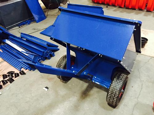 WCART - 2Wheel 9.9cubic. Utility Cart Trailers; single axle Atv Trailer; Garden Trailer For Atv Quad