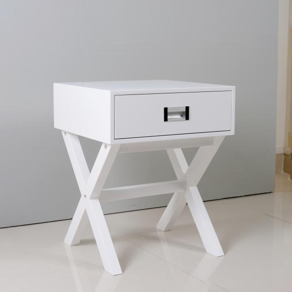 E1 MDF NC painting Wooden Bedside Coffee Table 50.8cm Height