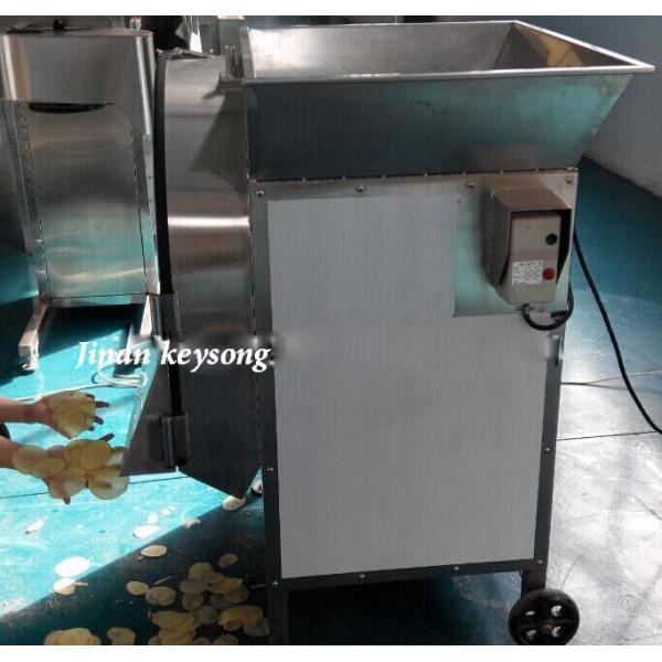 Semi - Automatic French Fries Processing Line , 1-15mm Industrial Potato Cutter