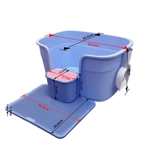 fournitures pour animaux de compagnie PP Produits de nettoyage en plastique pour animaux de compagnie Set Biodégradable Cat Litter Box