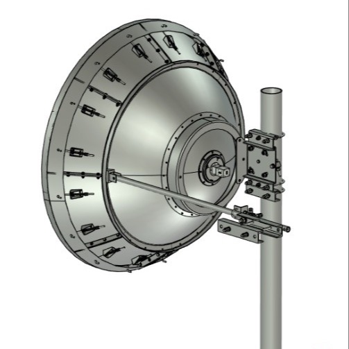 1.2m / 4ft Class 3 microwave parabolic antenna Dual Polarized Antenna