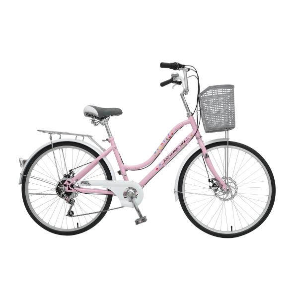 Sepeda City Bike 24 26 дюймовый односкоростной женский городской велосипед / Lady Bike