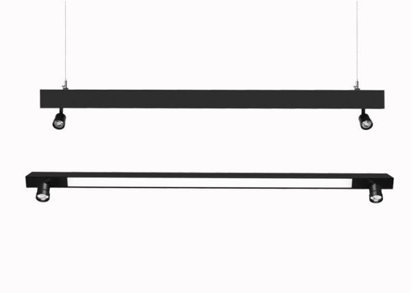 Aluminum 80-90lm/W 1.2m 36 WATT LED Linear Lighting Fixture Black IP20 60Hz CE