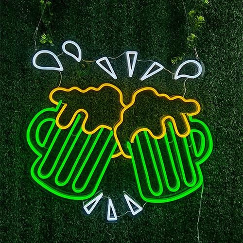 Cheers beer custom led neon sign for bar pub gift neon signs company   