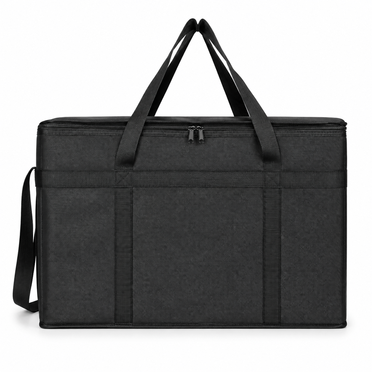 Extra Large Insulated Food Delivery Bag, XXXL Thermal Catering Tote for Hot & Cold Food Transport, Restaurant, Pizza & Grocery Delivery